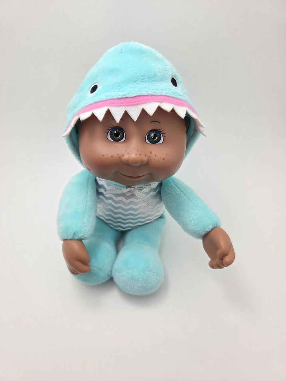 Cabbage Patch Kids Pink Cleo Shark Doll Vintage Collectible (8 inch)